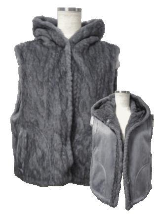 エコファー×スエードリバーシブルベスト